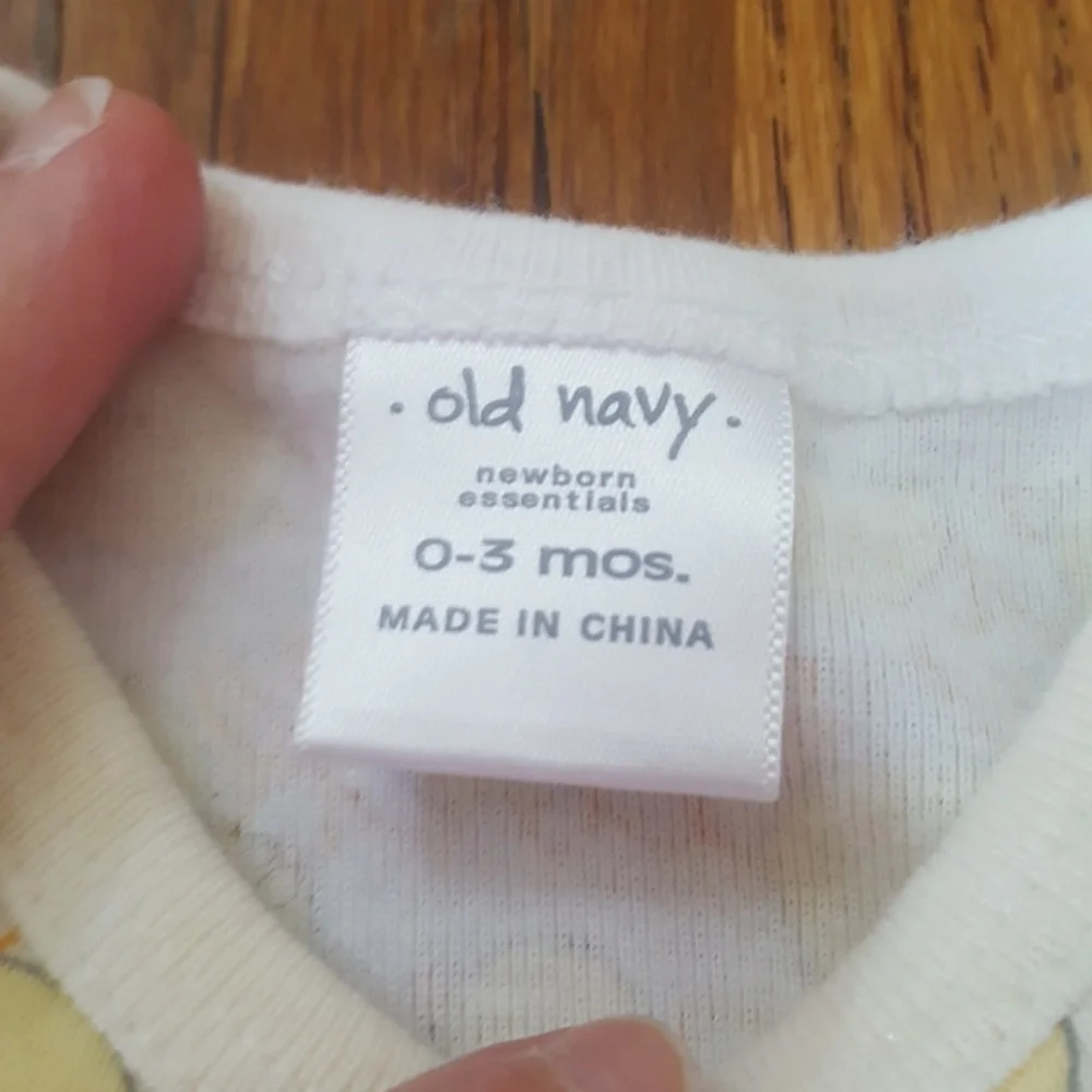 Old Navy Duck Print Onesie Shorts Set Outfit